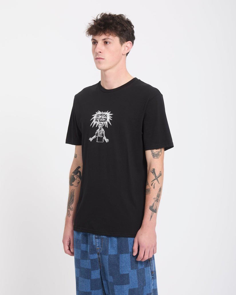 T-shirt I Go Psycho - Black