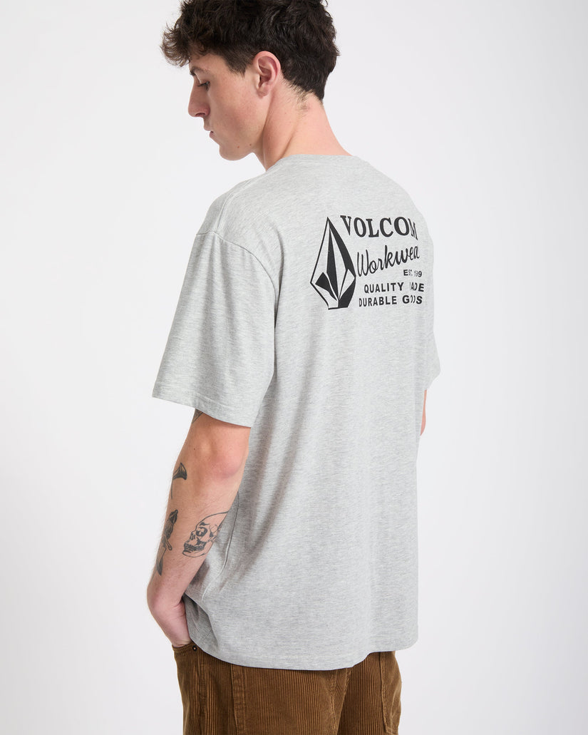 T-shirt Workwear - Heather Grey