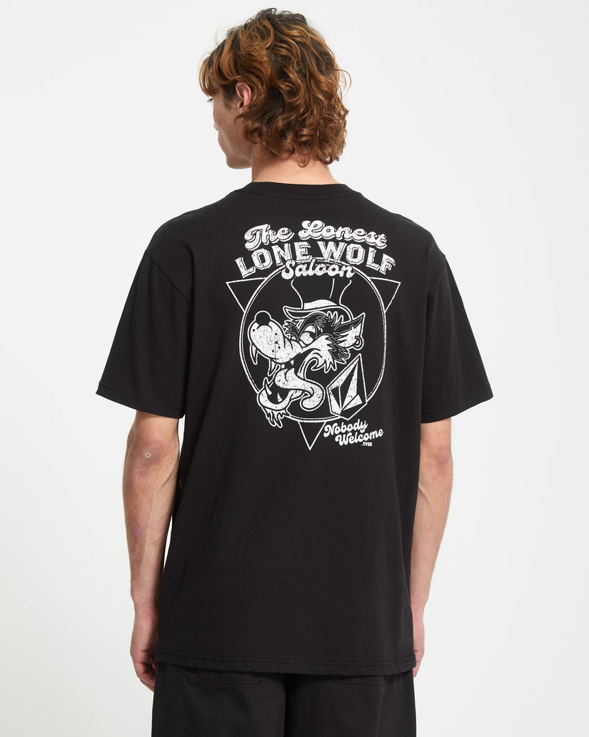 T-shirt Solo Wolf - Black