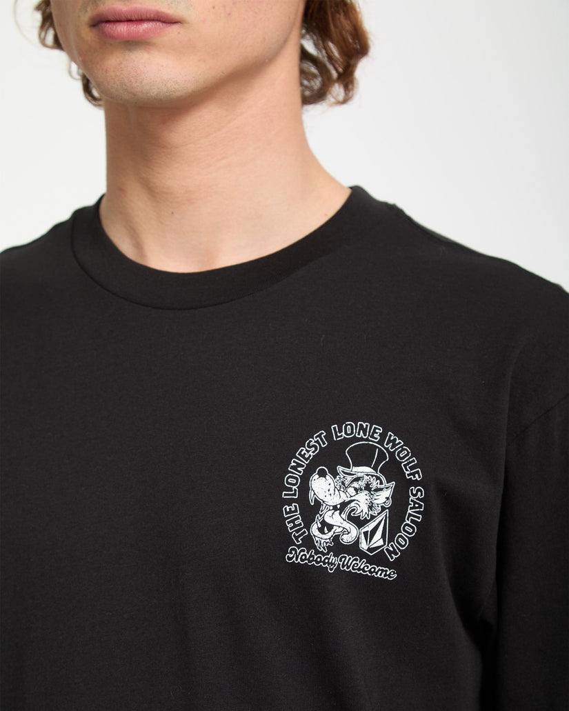 T-shirt Solo Wolf - Black