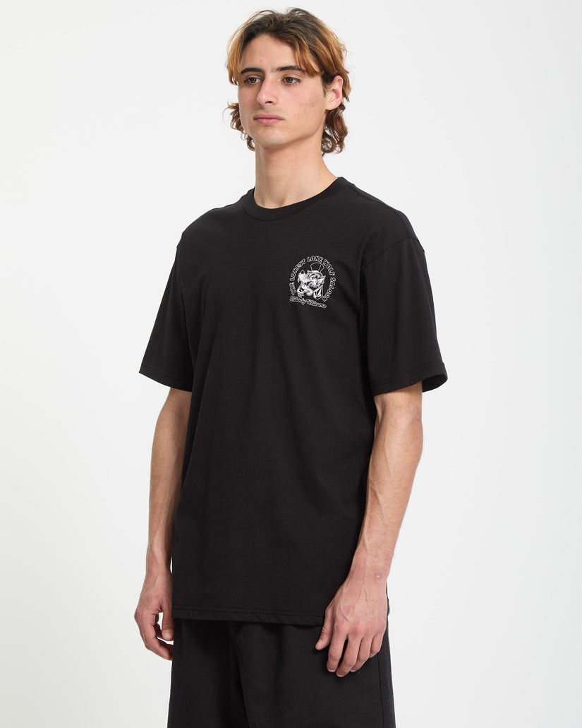 T-shirt Solo Wolf - Black