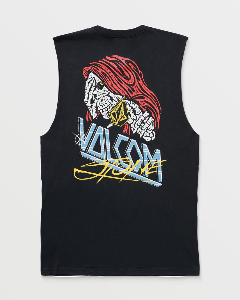 T-Shirt Dropped This Sleeveless - Antique Black