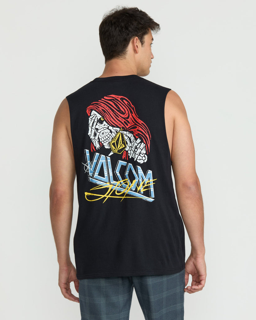 T-Shirt Dropped This Sleeveless - Antique Black