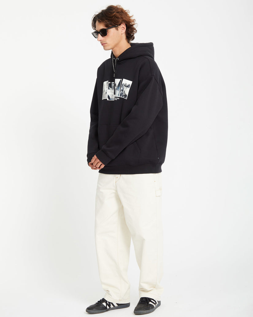 Sweat à Capuche Pfanngles - BLACK