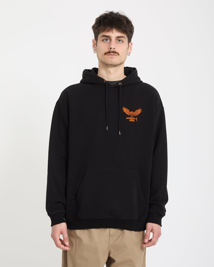Sweat à capuche Hammered - Black