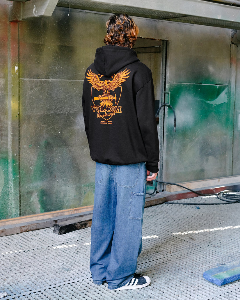 Sweat à capuche Hammered - Black
