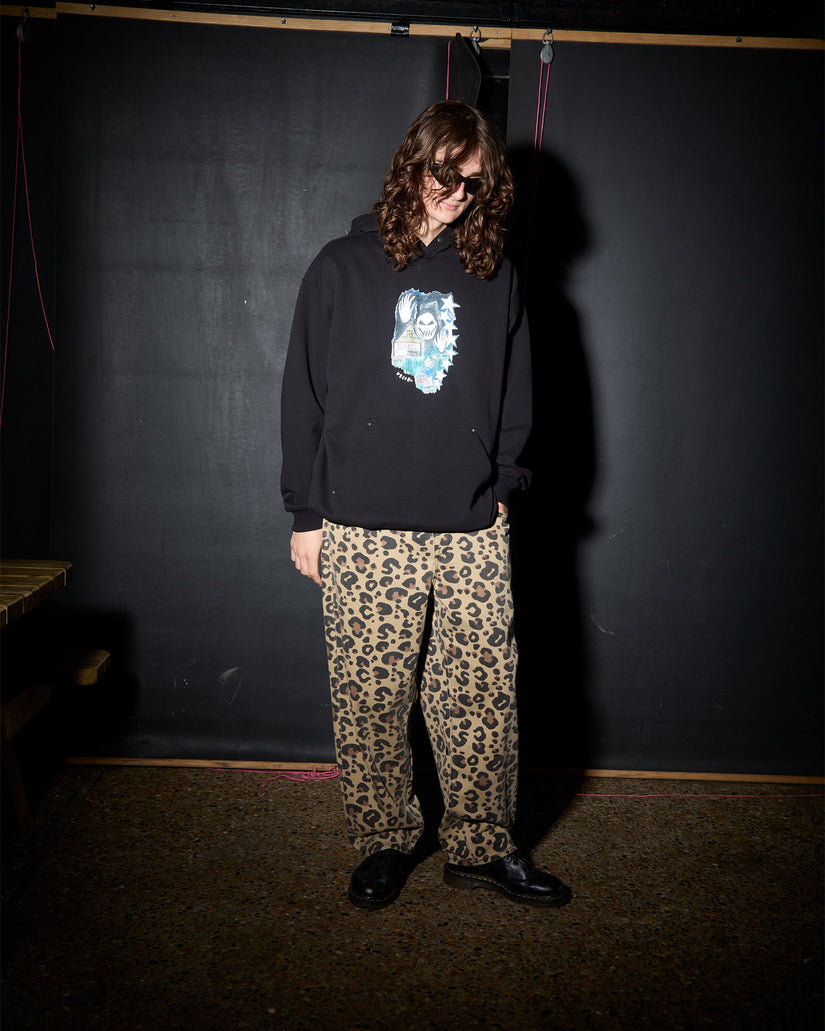 Sweat à capuche Issam Auptel - Black