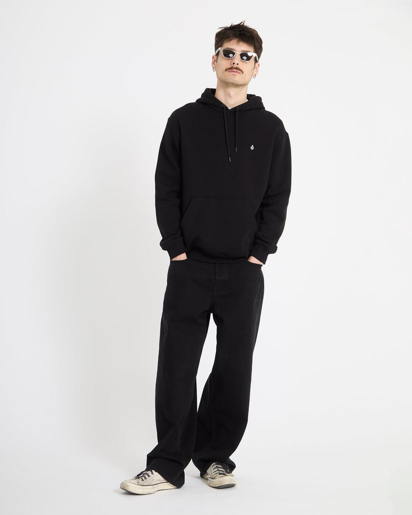 Sweat à capuche Single Stone - Black