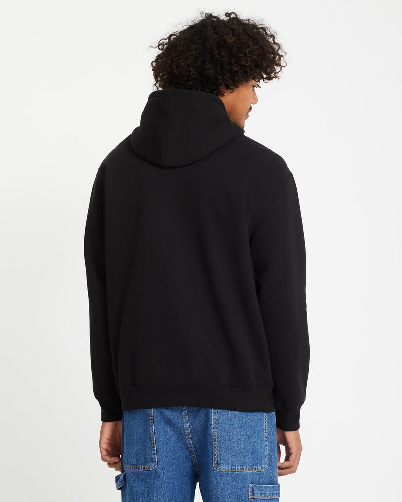 Sweat à capuche Single Stone - Black