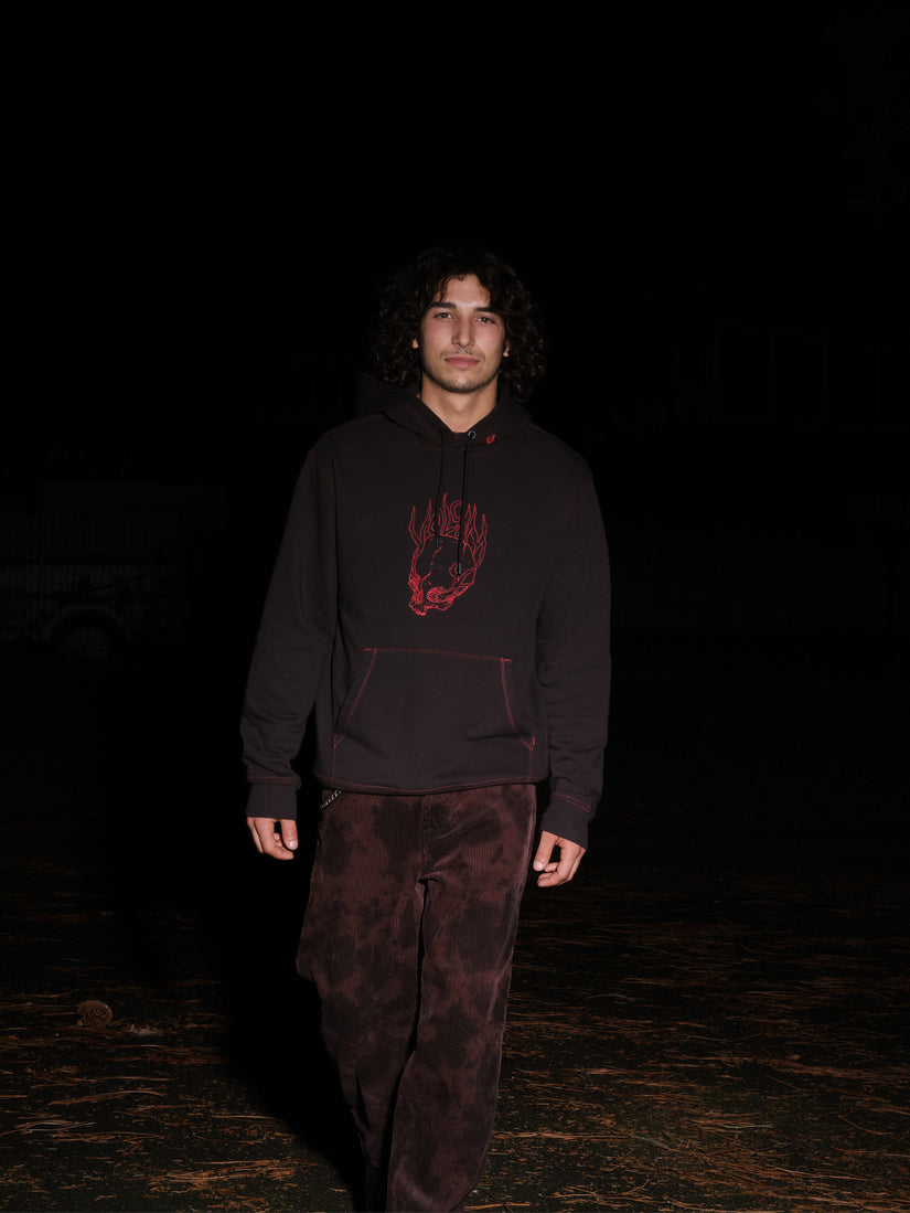 Sweat à capuche Burnher - BLACK