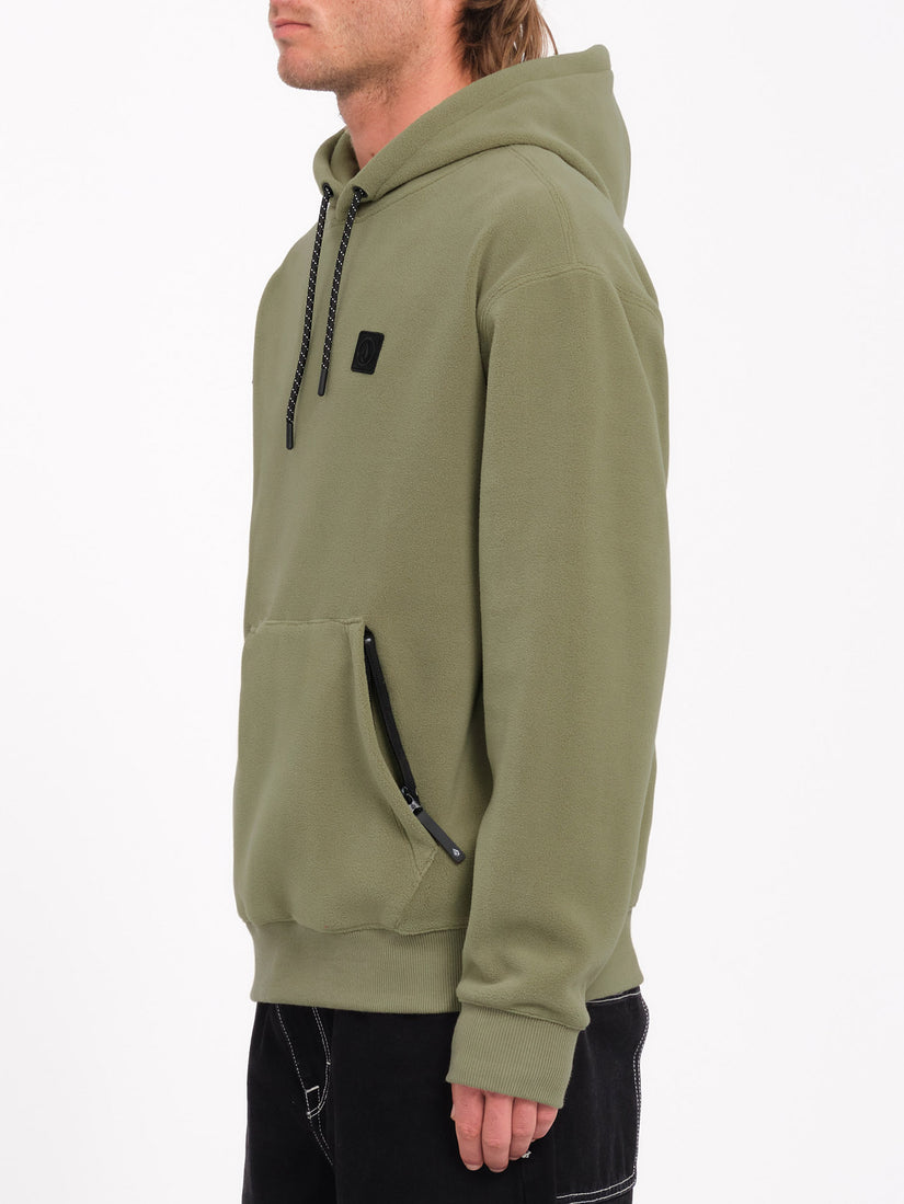 Sweat à capuche Second Trip - THYME GREEN