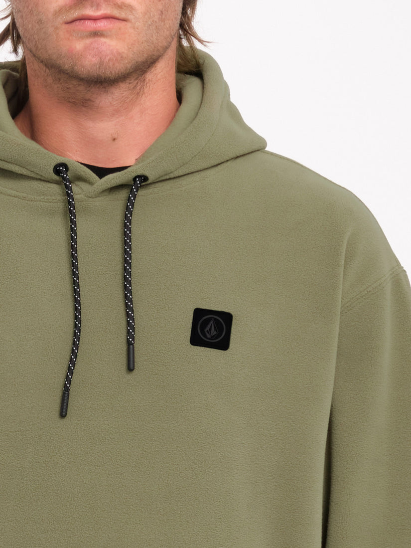 Sweat à capuche Second Trip - THYME GREEN
