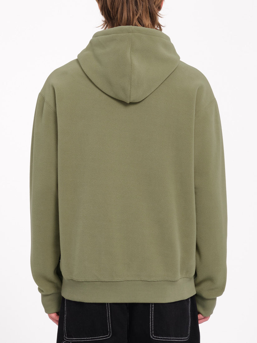 Sweat à capuche Second Trip - THYME GREEN