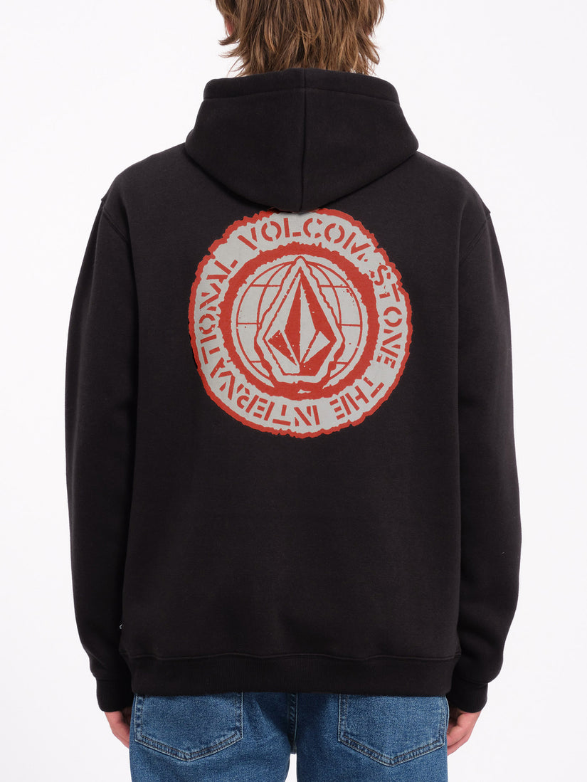 Sweat à capuche Volstoned - BLACK