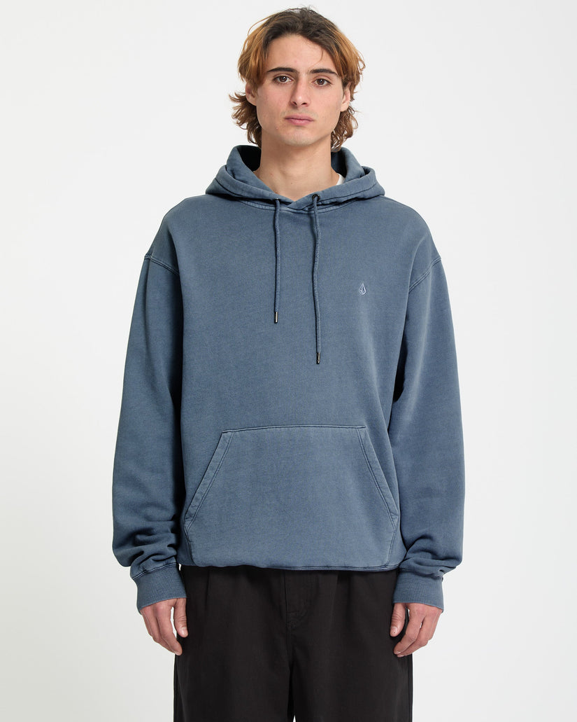 Sweat à capuche Single Stone - Blue Wash