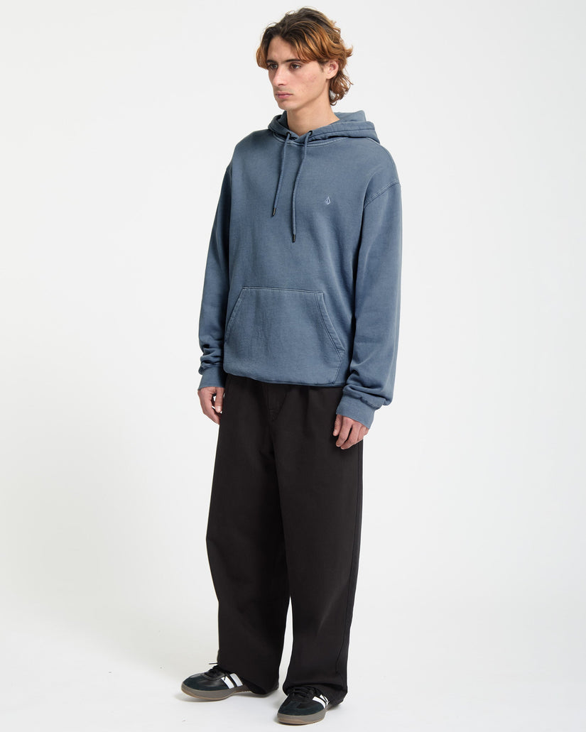 Sweat à capuche Single Stone - Blue Wash