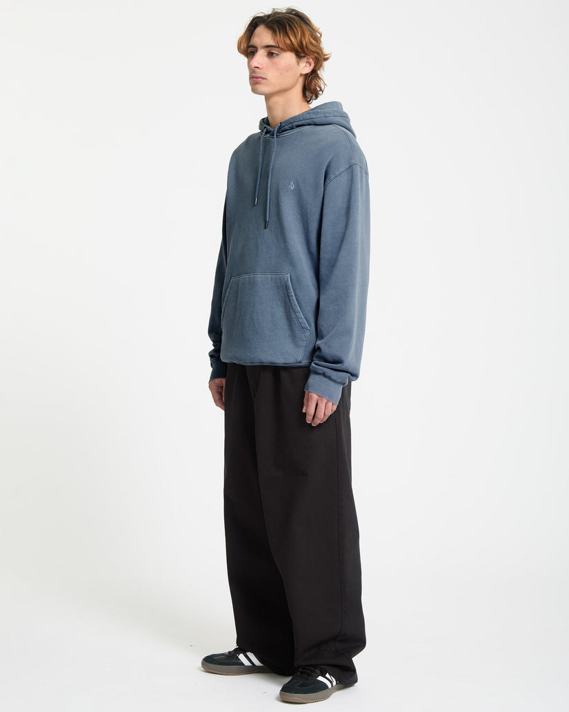 Sweat à capuche Single Stone - Blue Wash