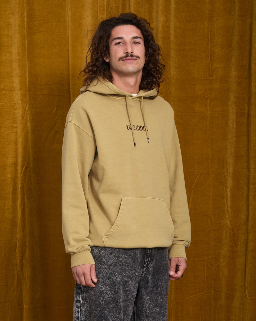 Sweat à capuche Big Stone - Mustard