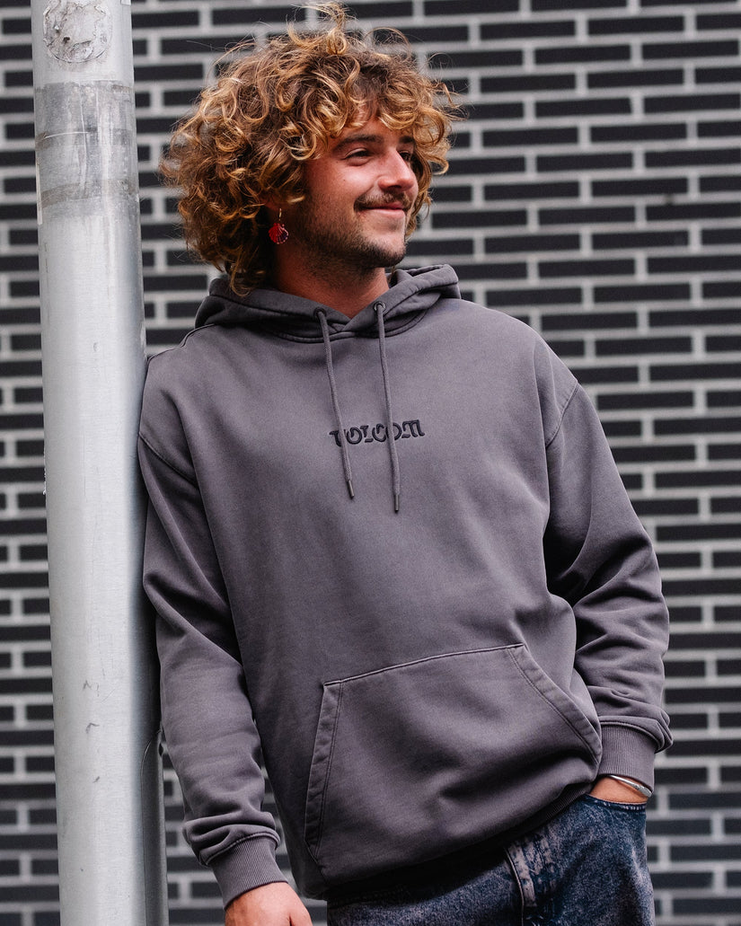 Sweat à capuche Big Stone - Raisin