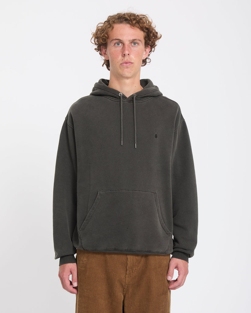 Sweat à capuche Single Stone - Rinsed Black