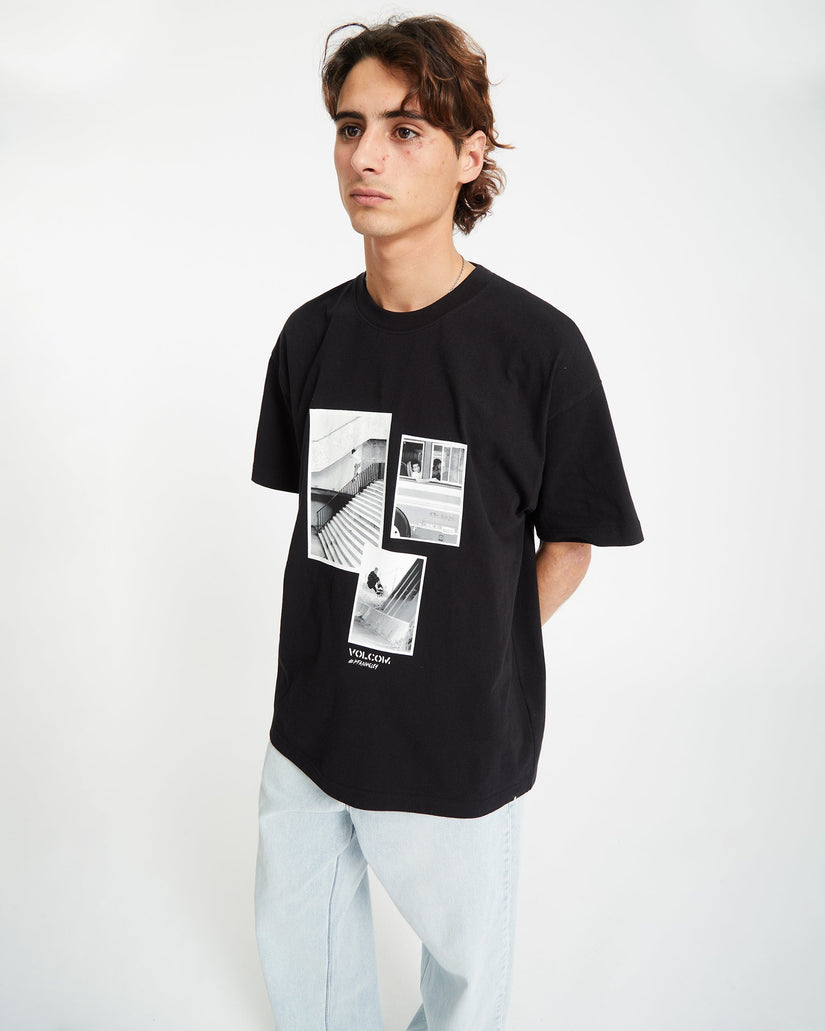 T-shirt Pfanngles - BLACK