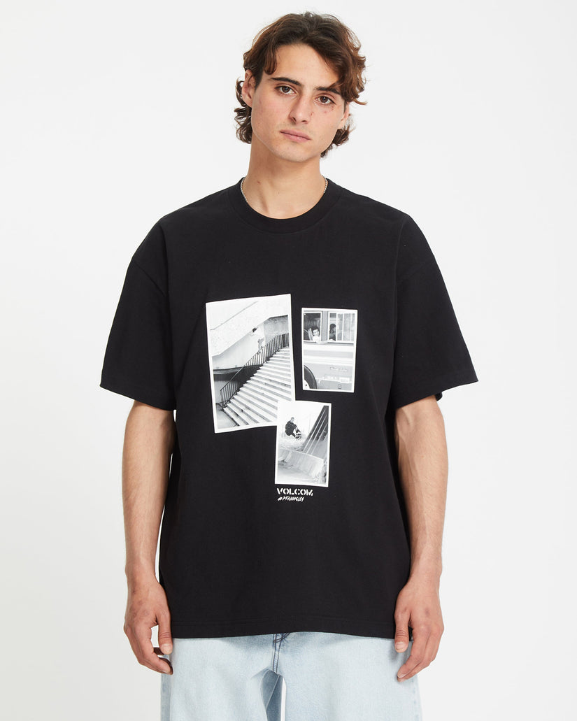 T-shirt Pfanngles - BLACK