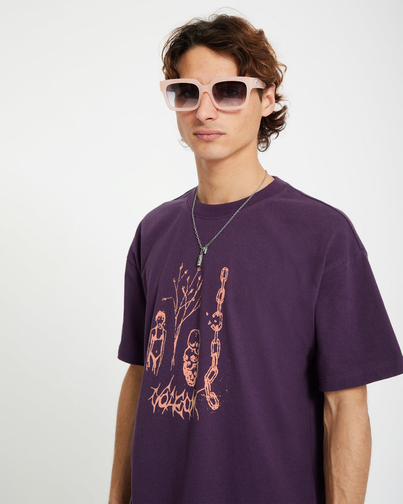 T-shirt Poetic Dess - GRAPE ROYALE