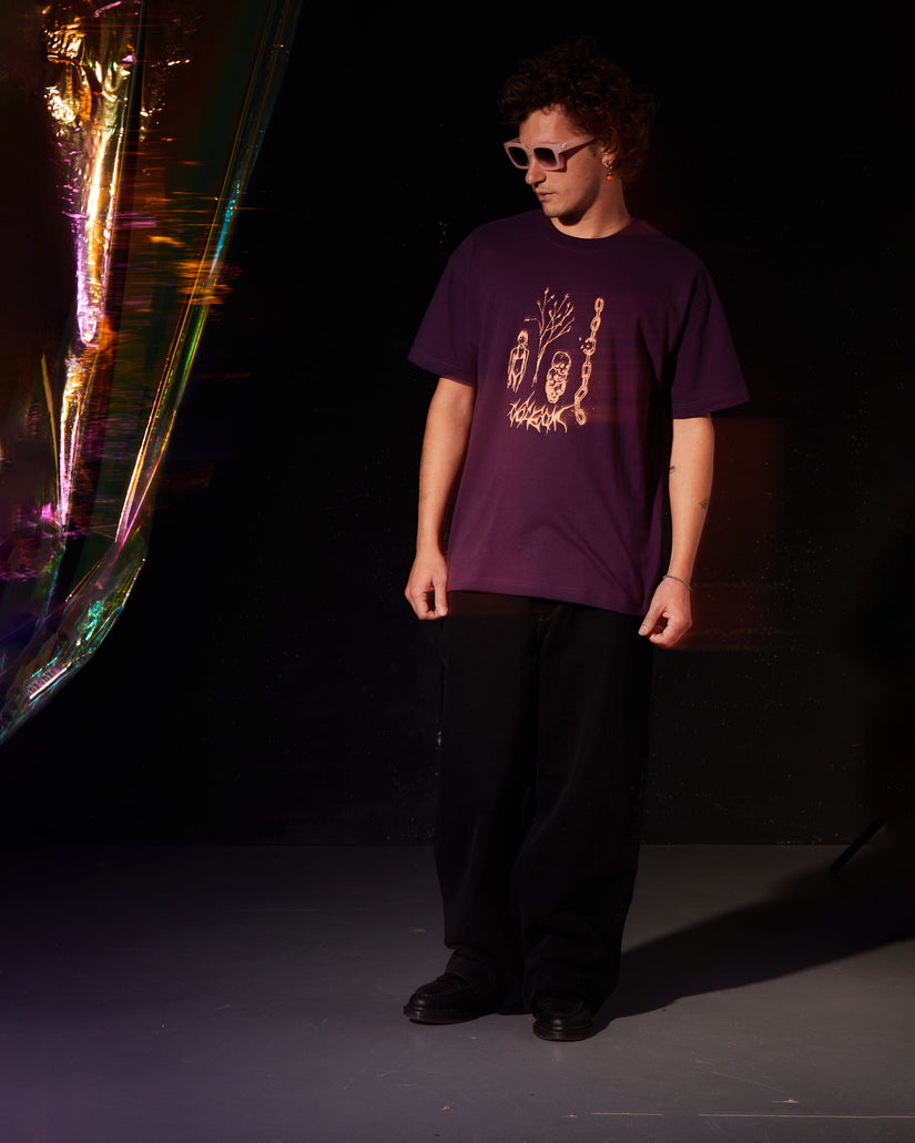 T-shirt Poetic Dess - GRAPE ROYALE