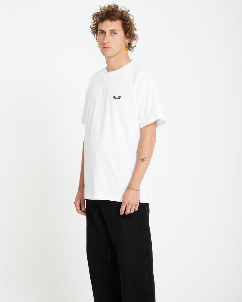 T-Shirt Pistol Stone - White