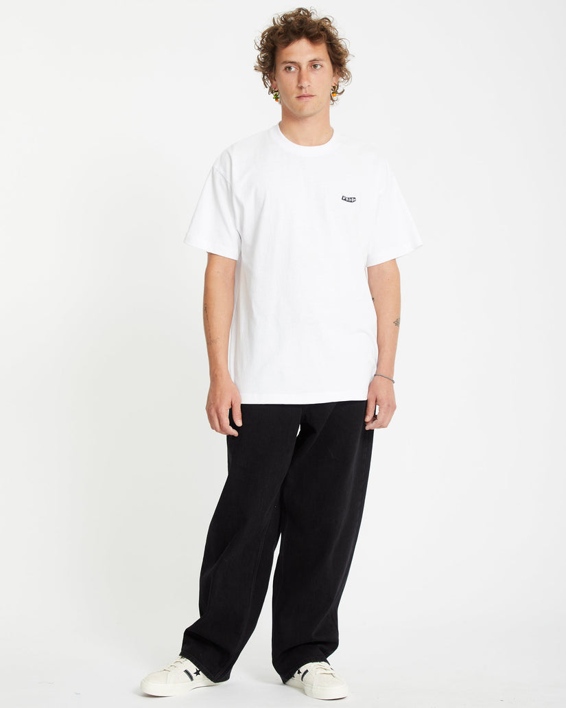 T-Shirt Pistol Stone - White