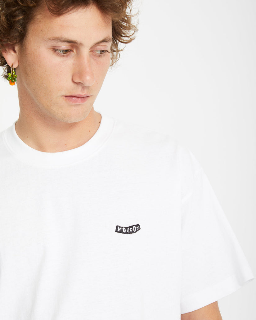 T-Shirt Pistol Stone - White
