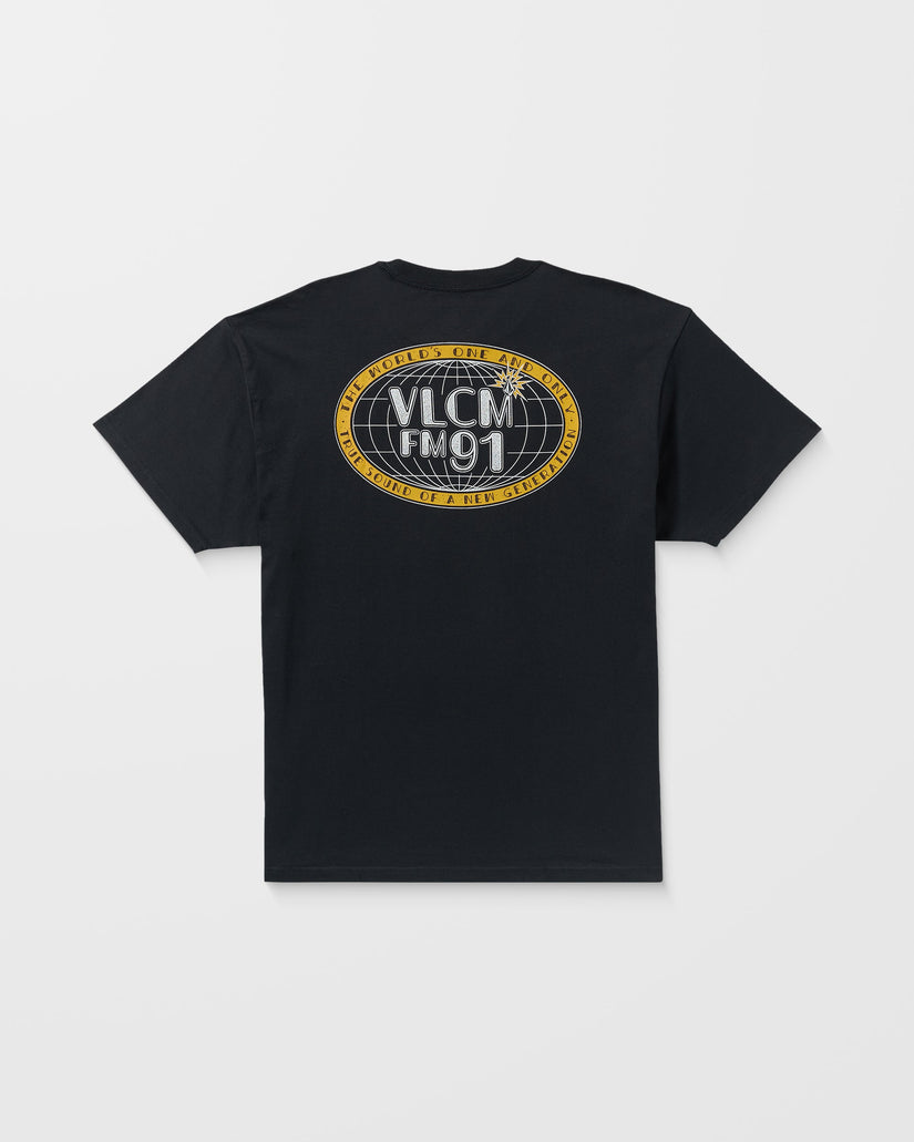 T-Shirt Tune In - Antique Black