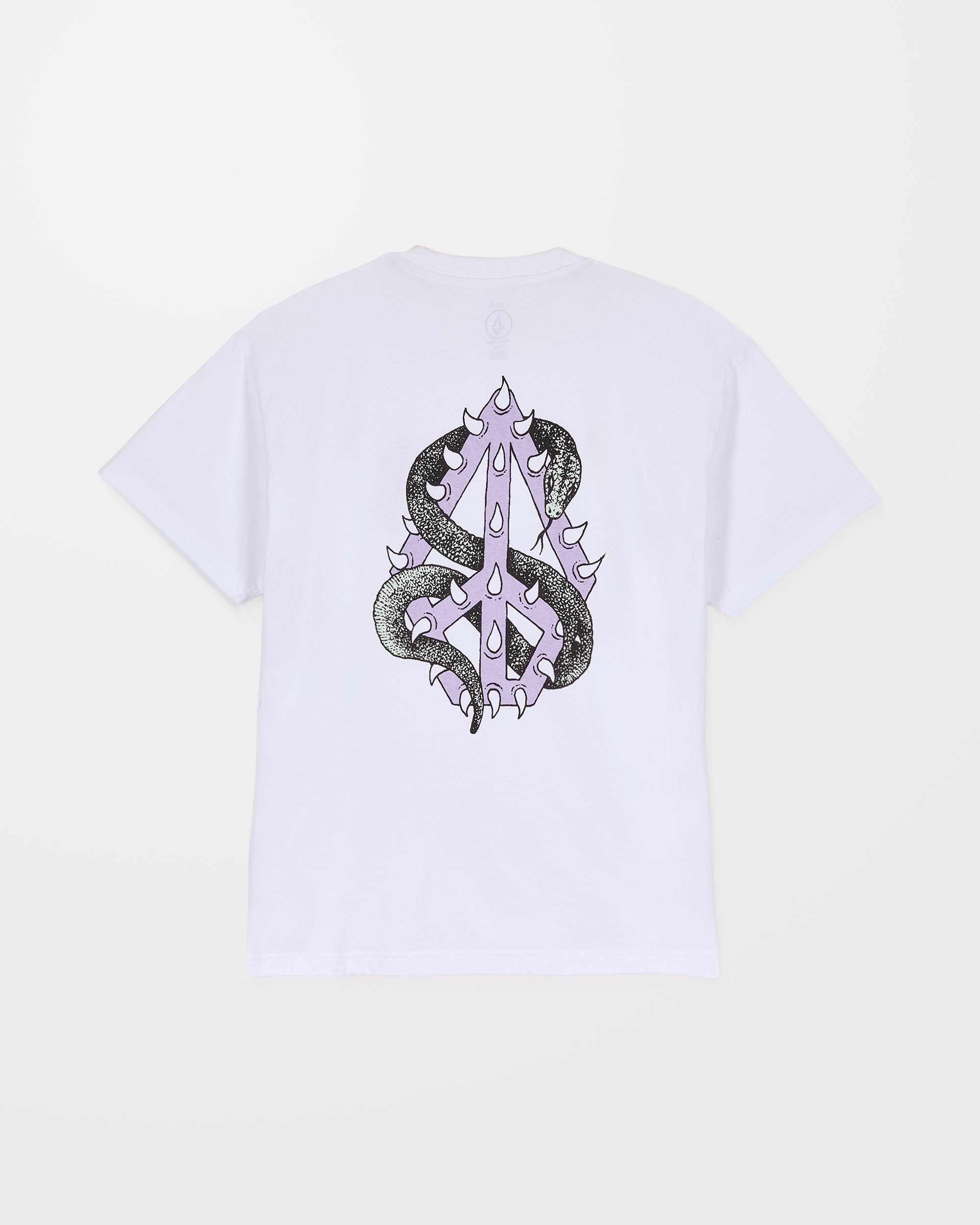 Volcom SNAKE PEACE LSE - T-shirt imprimé - black/noir