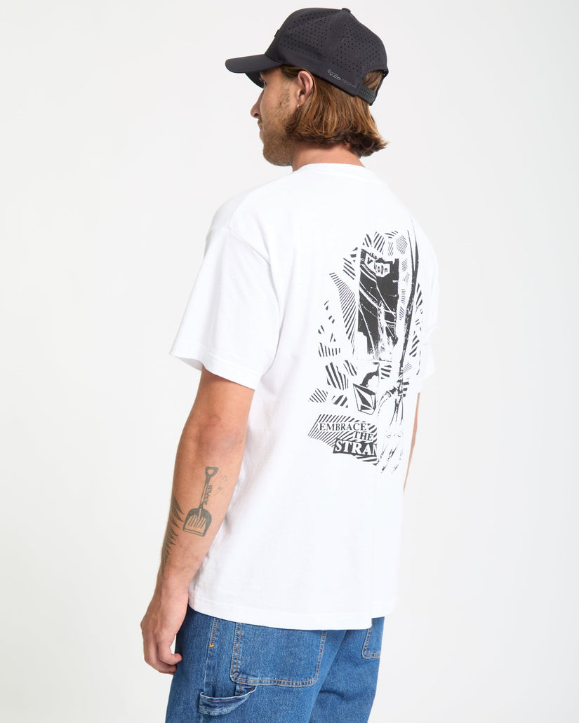 T-Shirt Kut N Rip - White