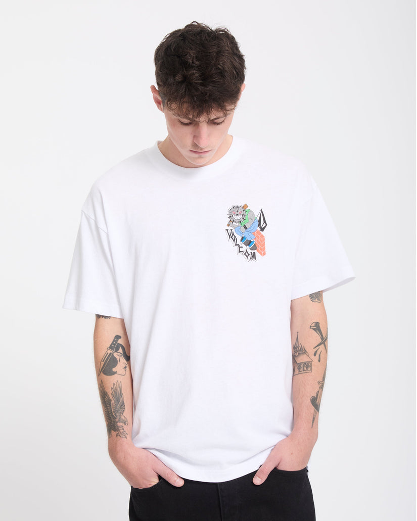 T-shirt Sk8 Break - White