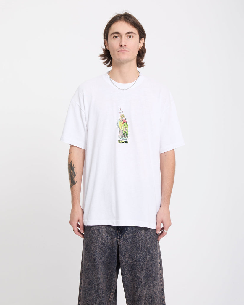 T-shirt Acid Frog - White