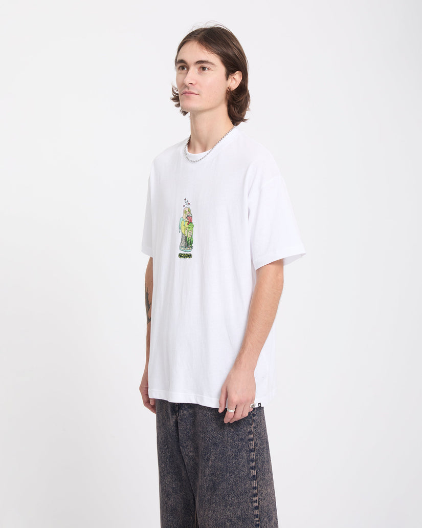 T-shirt Acid Frog - White