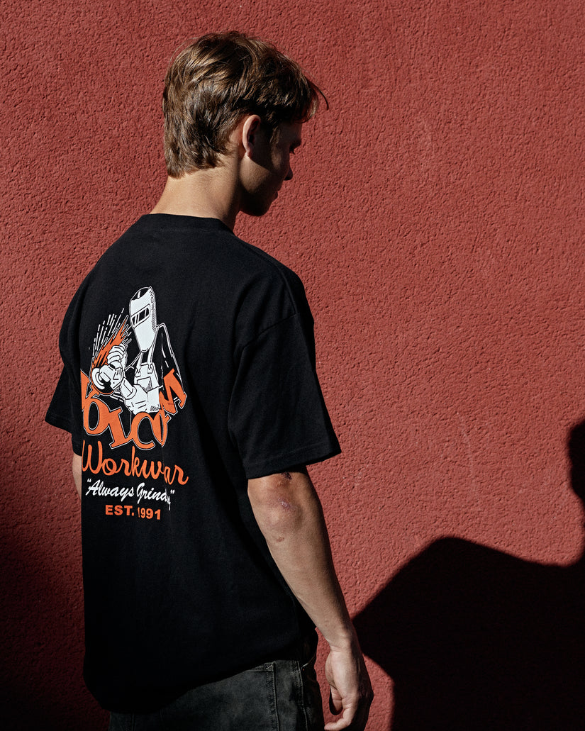 T-shirt Always Grinding - Black