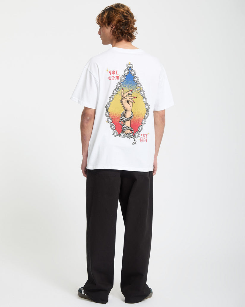 T-shirt Daniel Shepard Unlocked - White