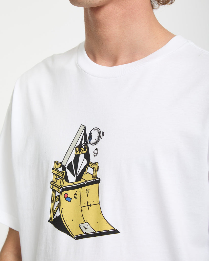 T-shirt Daniel Shepard Walleye - White