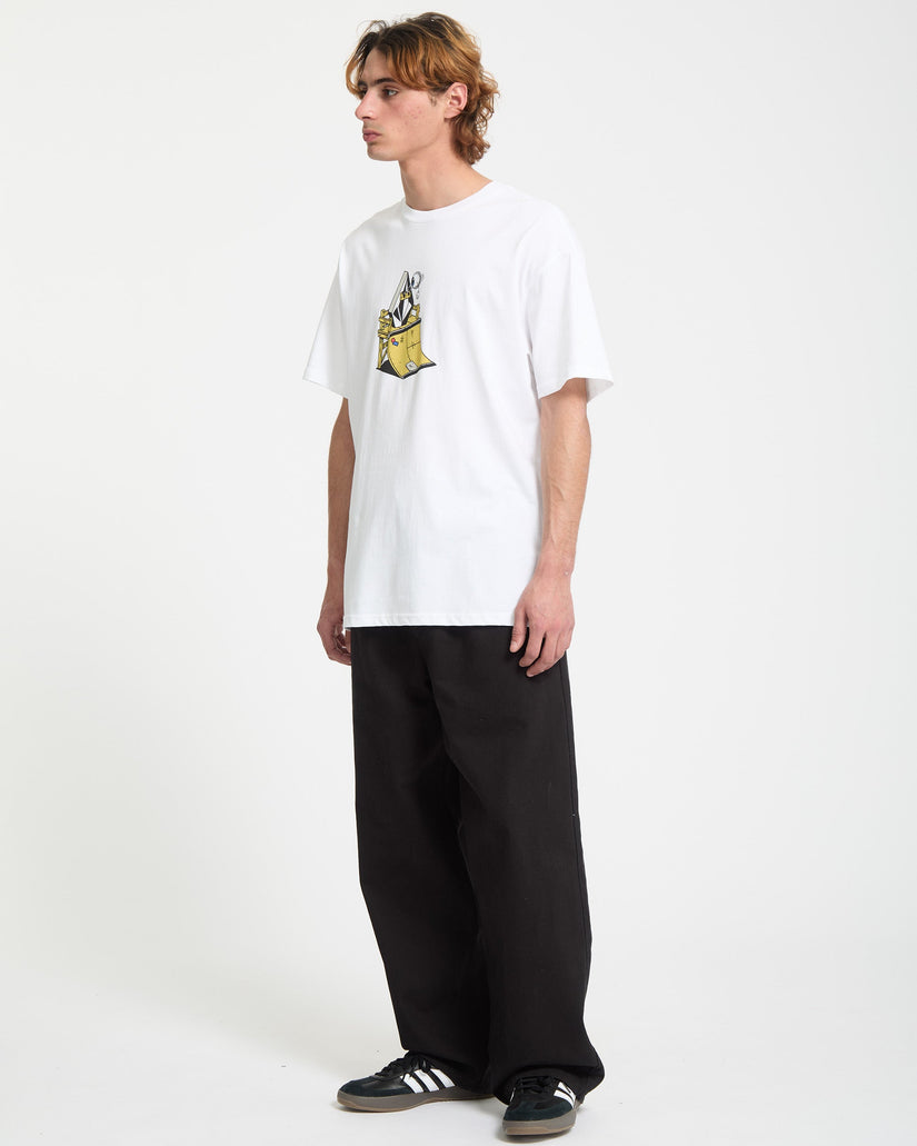 T-shirt Daniel Shepard Walleye - White