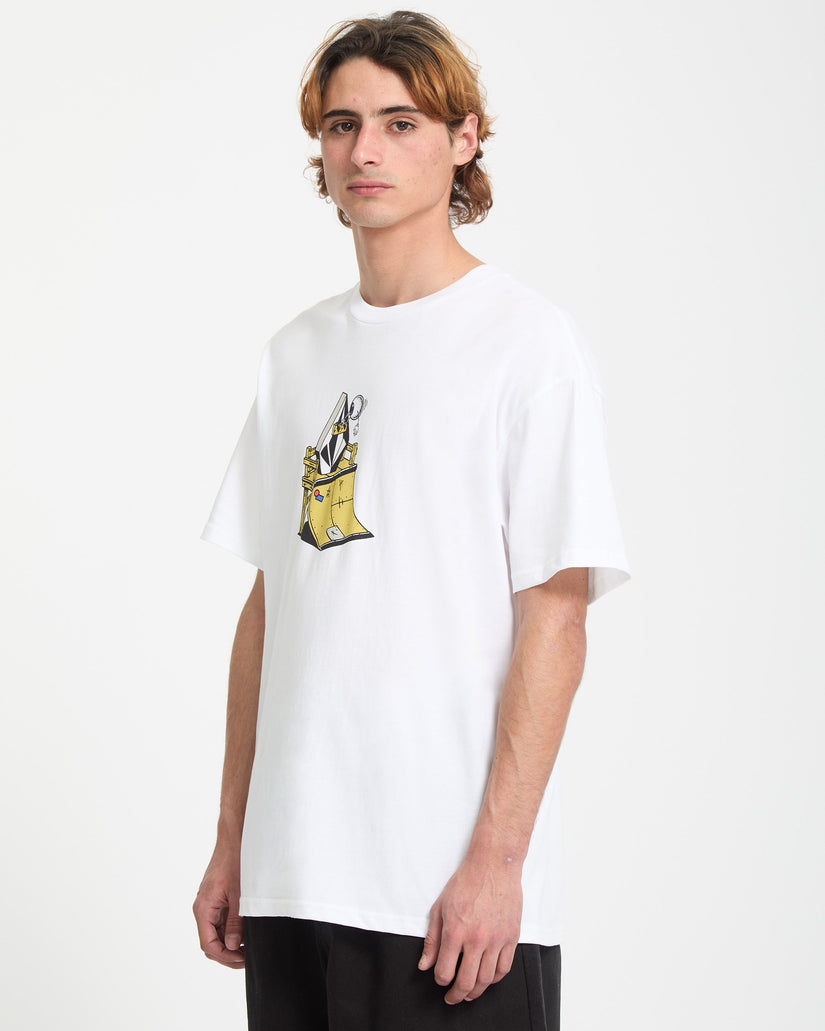 T-shirt Daniel Shepard Walleye - White