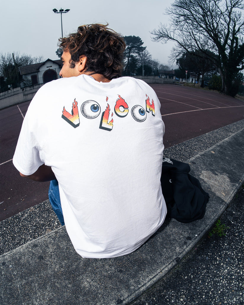 T-shirt Daniel Shepard Walleye - White