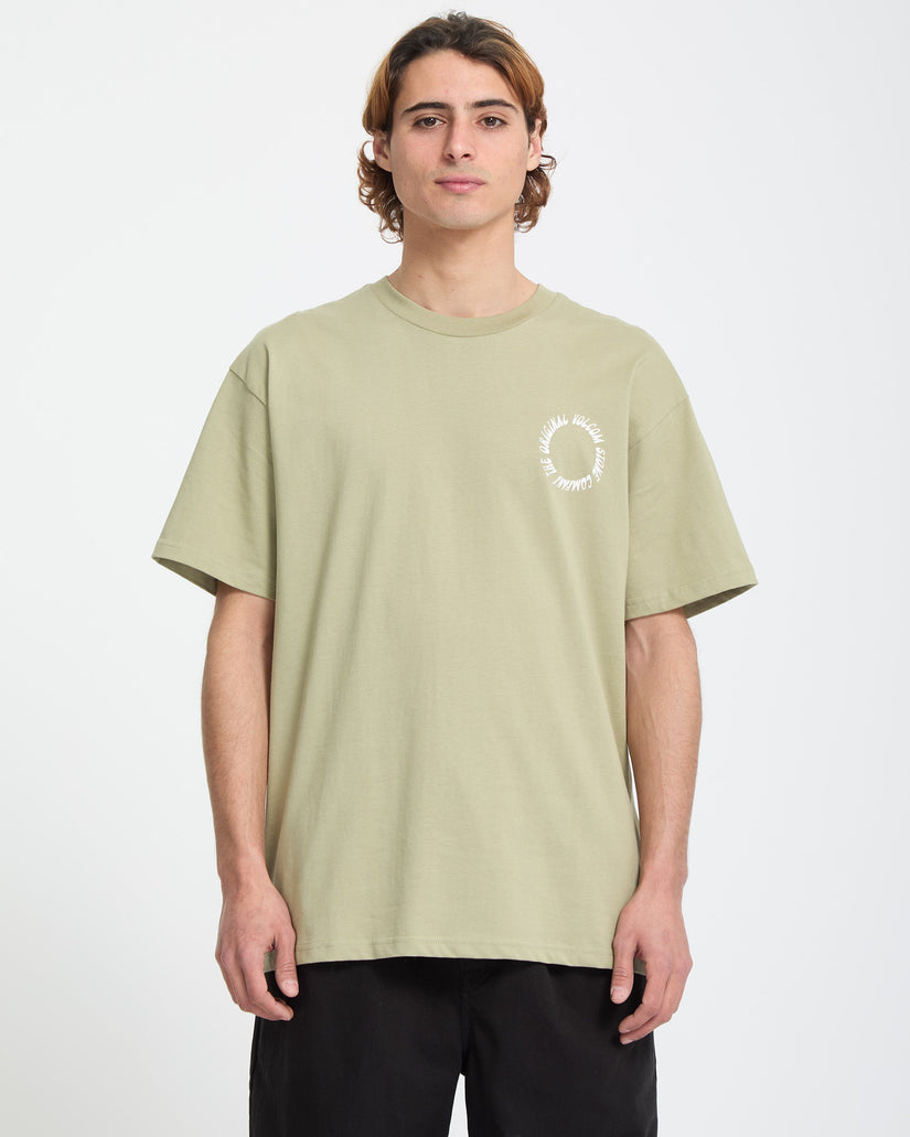 T-shirt Round Out - Green Tea