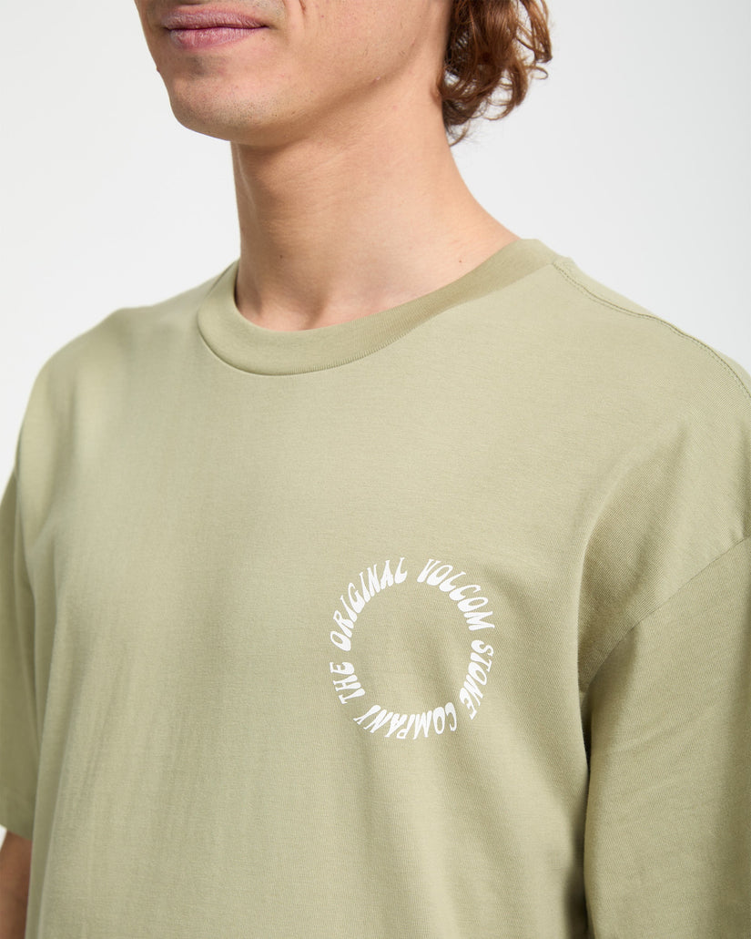 T-shirt Round Out - Green Tea