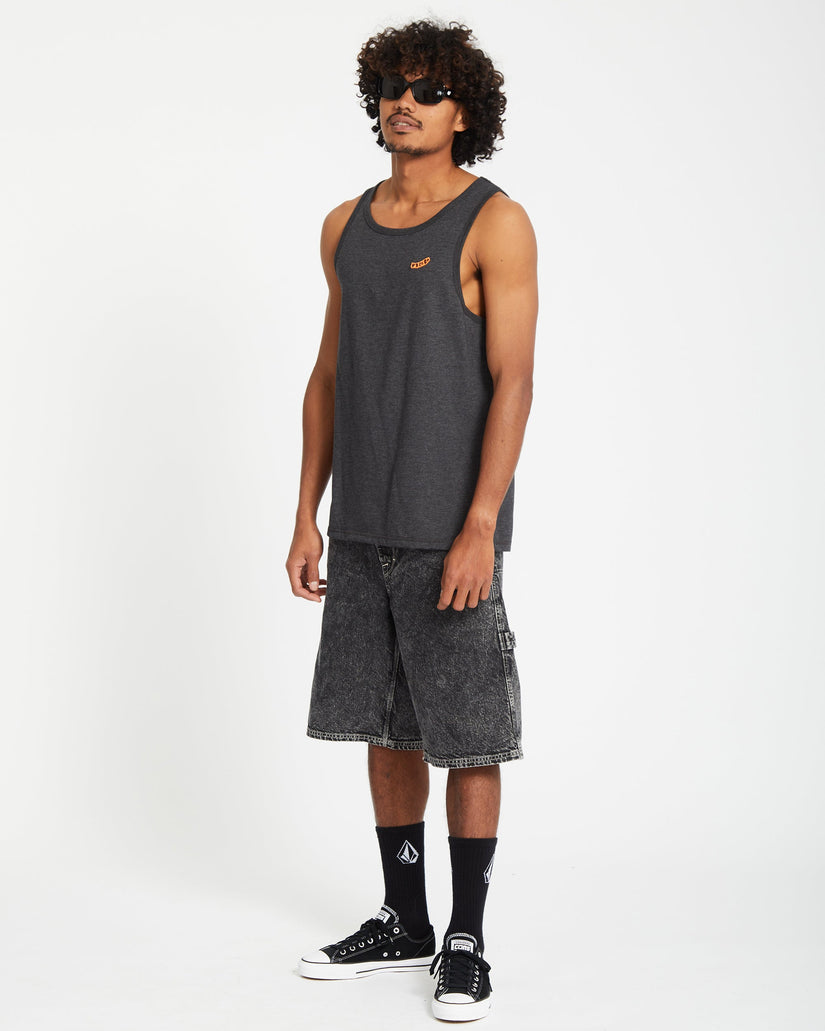 Débardeur Pistol Stone - HEATHER BLACK