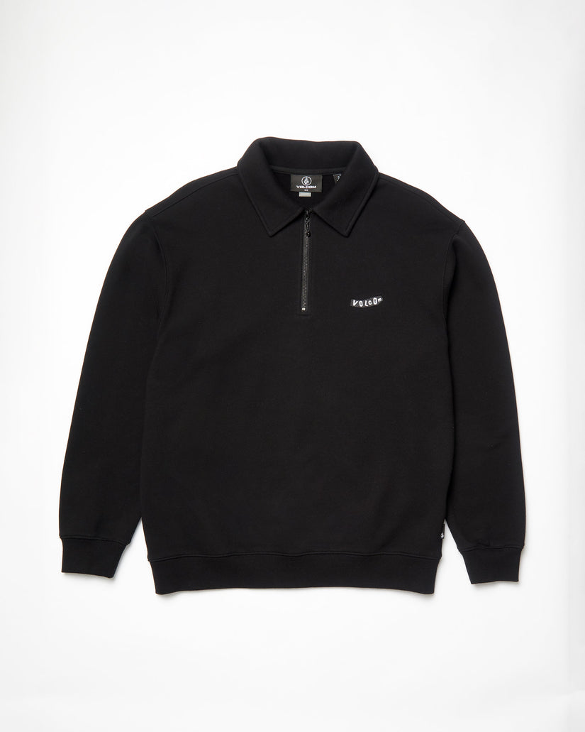 Sweatshirt Nevermine Terry - BLACK