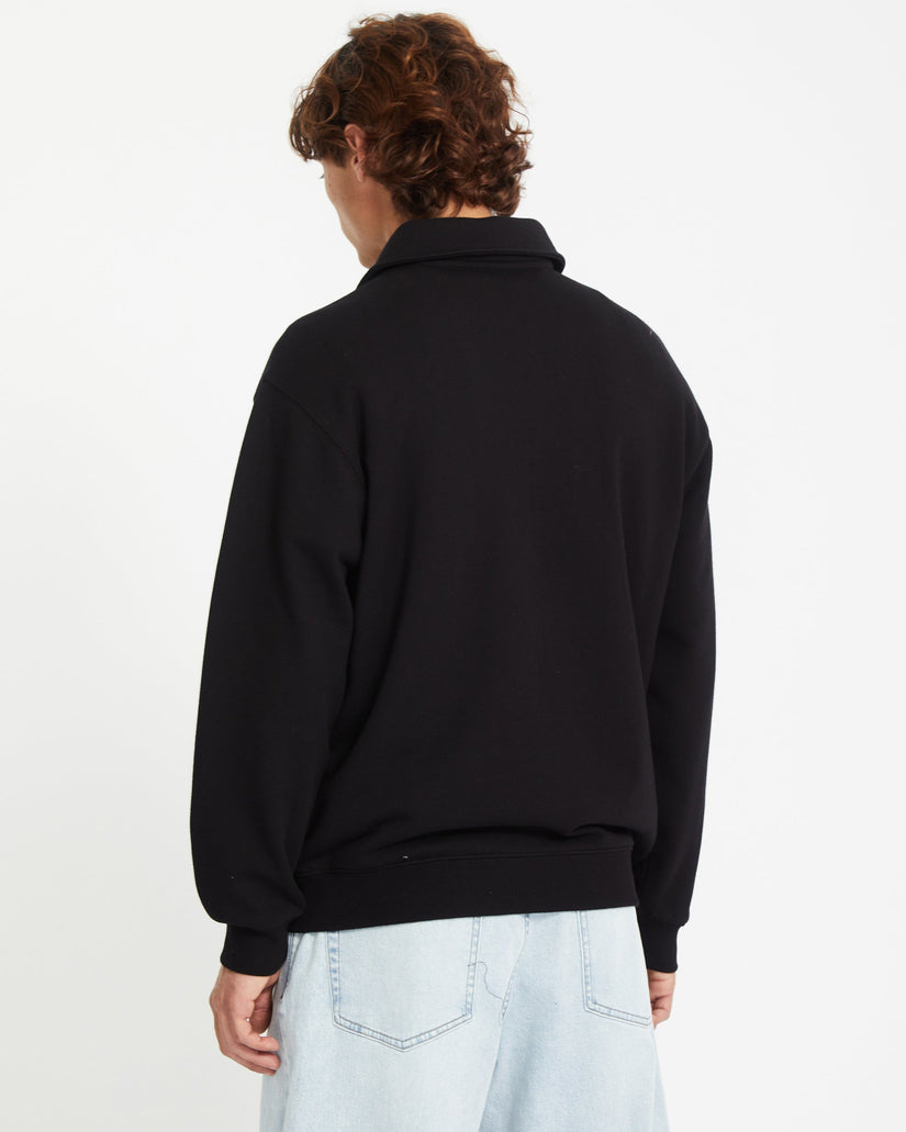 Sweatshirt Nevermine Terry - BLACK