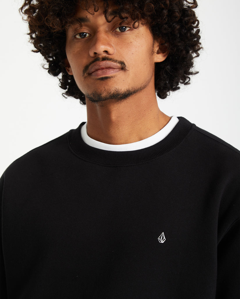 Sweatshirt Single Stone - BLACK