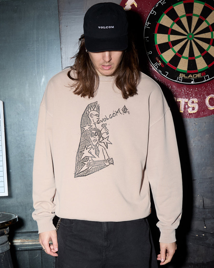 Sweatshirt Issam Auptel - Bark Brown
